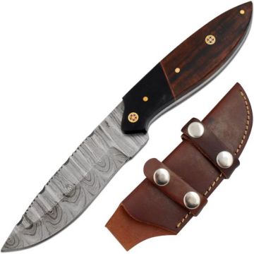 Old Ram Handmade Full Tang Damascus Steel Blade Hunting Knife